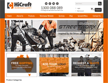 Tablet Screenshot of hicraftsafety.com.au